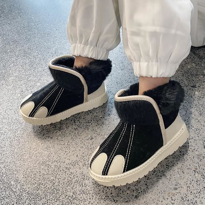 Pantoufles D'hiver Chaudes En Peluche Pour Hommes Et Femmes, Chaussures En Coton, Unisexes