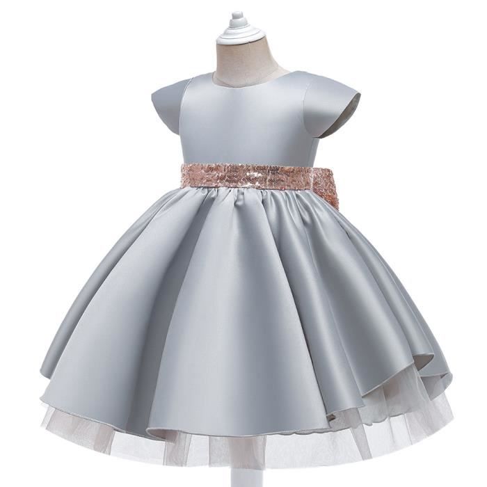 Robe Fille Enfants mignon Charmant nouvelles bouffantes Mode Chic F te d anniversaire Magnifique Gris Dick Eleanor Shop