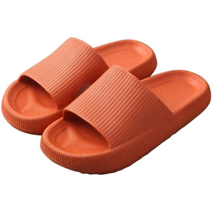 Claquettes Femme Confortables En EVA - Motif Floral, Antidérapantes, Légères, Pour Maison, Plage, été - 1