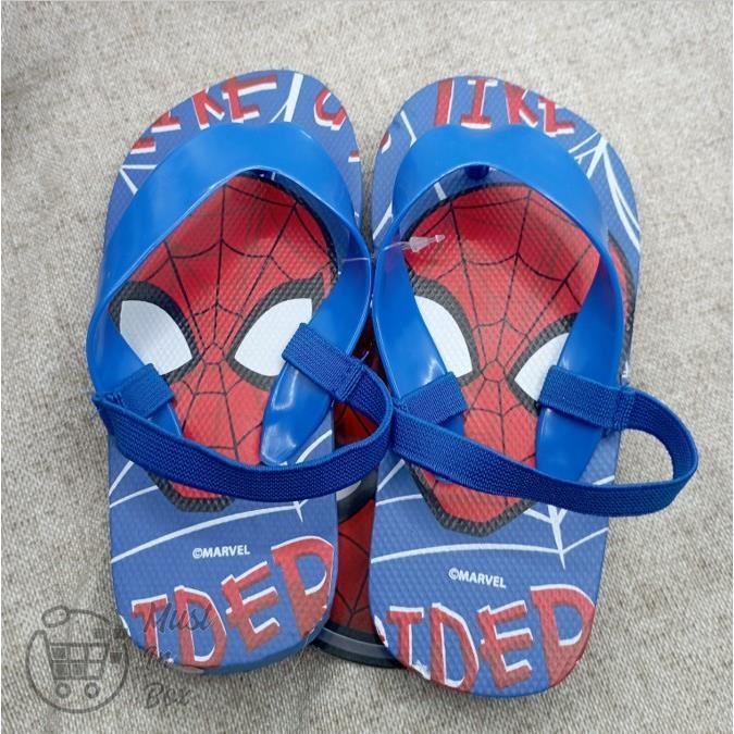 Tongs Marvel Spiderman Bleu Garçon Enfant Cdiscount Sport
