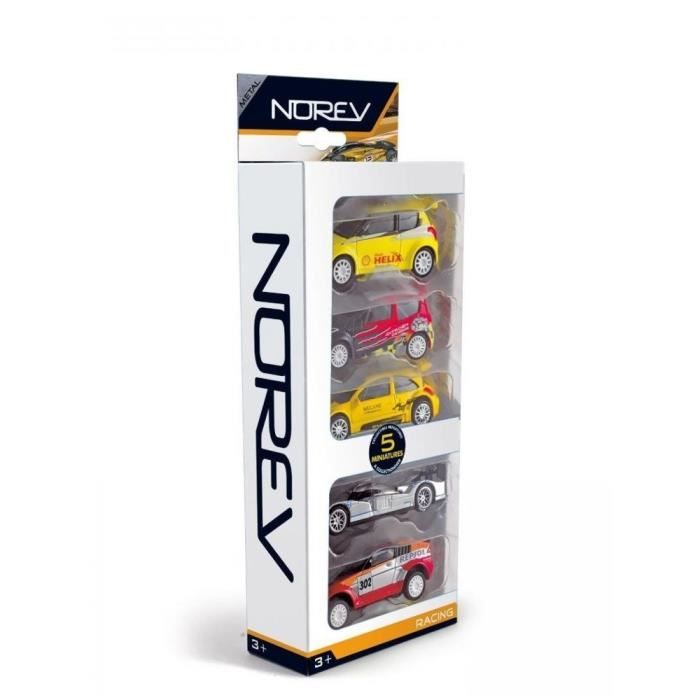 NOREV Pack de 5 petites voitures