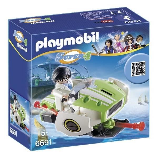 Playmobil Super 4 - Camion Agent Secret Réf 6692, Boîte D'occasion