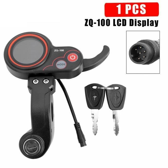 Tableau de Bord pour Trottinette électrique ZQ-100- Kugoo M4 - Noir - 6 aiguilles