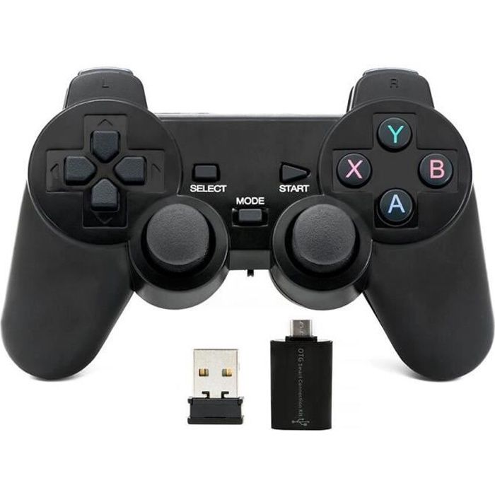 QUMOX Contrôleur manette jeu joypad sans fil Bluetooth gamepad joystick pour ordinateur PC Android