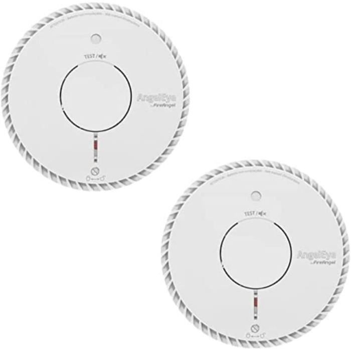 Lot De 2 Détecteurs De Fumée Smartwares - Pile 9V 5 Ans - Alarme 85 DB - Modèle FSM-11752 - 14