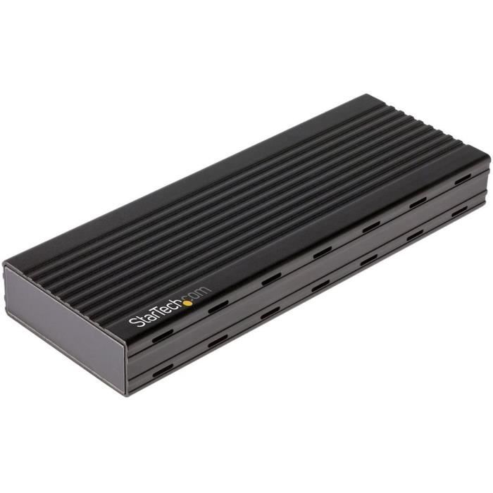 StarTech.com Boîtier disque dur externe USB 3.1 Type C vers SSD .2 NVMe Compatible Thunderbolt 3 10 Gbps M2E1BMU31C - vue 6