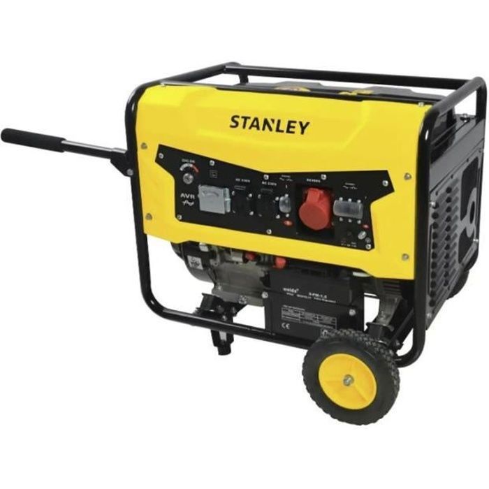 Groupe électrogène - STANLEY - SG5600 - 5600W - 13CV - Autonomie 9h - Réservoir 25L