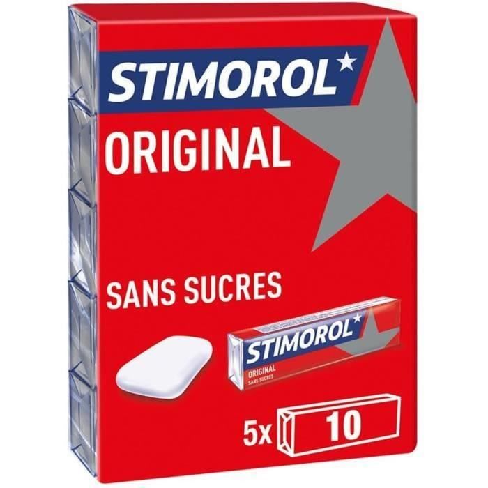 LOT DE 3 - STIMOROL - Original Chewing-gums avec édulcorants