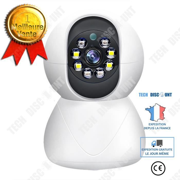 Mini Caméra Sans Fil Discrète 1080P - Surveillance Intérieure/extérieure, Grand Angle 140°, Rechargeable USB, Pour Maison, Voiture, Bébé - 2