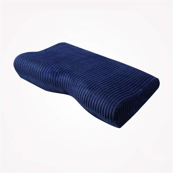 Oreiller cervical viscoélastique ergonomique pour couple – Mousse à mémoire de forme – Dimensions 36x12,5x30,5 cm – Housse lavable – Innovagoods