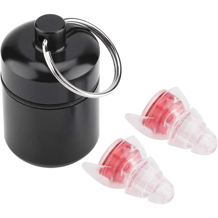 VKROBAG Bouchons d'oreille Anti-Bruit- avec 4 paires Embouts Simples(S/M/L) et Doubles