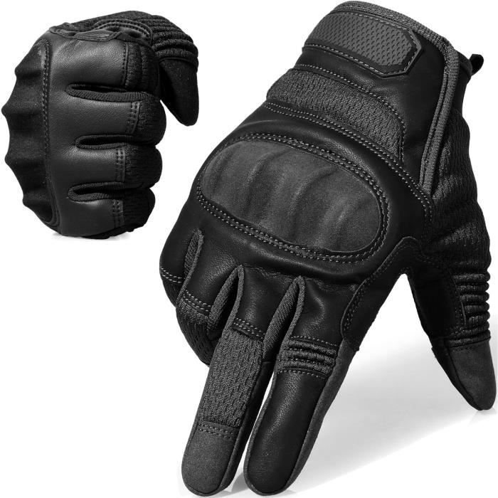 Gants Courts De Protection Viper Moto - Articulations Renforcées, Paume En Amara, Toucher écran, Pour Moto, VTT, Travail