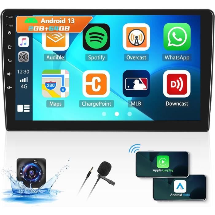 Autoradio Android 13 Pour Opel Astra K / Buick Verano 2015-2019 - Écran Tactile 9", 4Go RAM, 64Go ROM - CarPlay/Android Auto Sans Fil, GPS, Caméra Recul