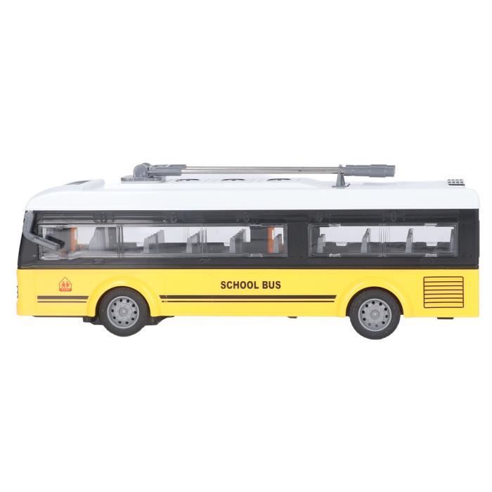 Bus Télécommandé – Électrique 31 Cm, Corps En ABS, Blanc Et Vert – Télécommande Incluse, 4 Piles AA (non Fournies)