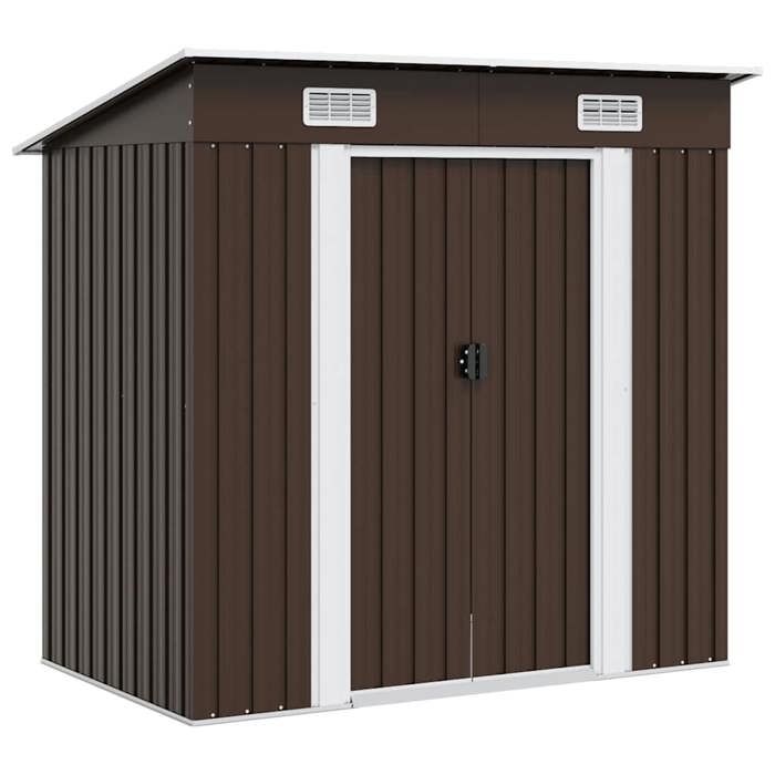 vidaXL Abri de stockage pour jardin 194x121x181 cm Acier 47027