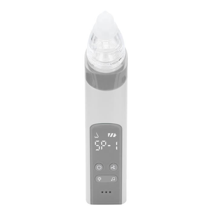Aspirateur Nasal électrique Bébé HEYVALUE - Rechargeable, 3 Niveaux, Musique Et Lumière