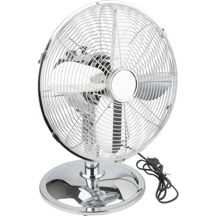 Ventilateur de table Boreas Ø30cm - argent - Voltman - Voltman
