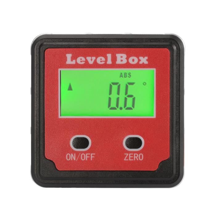 Niveau Numérique Magnétique LCD - Inclinomètre 0-360° - Précision ±0,1° - Neuf