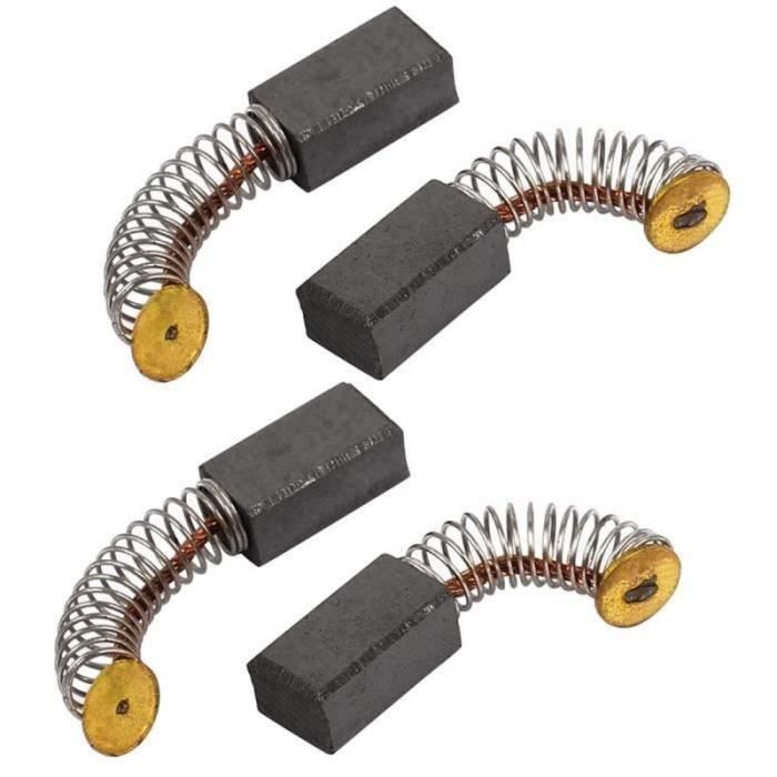 Lot De 5 Paires De Balais De Charbon 36x15x6x6 Mm - Brosses Carbone Pour Moteur Ponceuse, Perceuse, Outil Électrique - Aexit