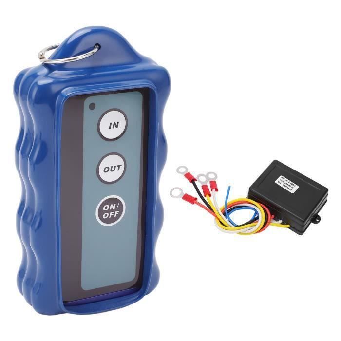 TuoLauthon Ensemble De Commande Portable Pour Treuil électrique De 12 V 6804 Kg A 2 268 Kg Plus Besoin De Relais Solenoide