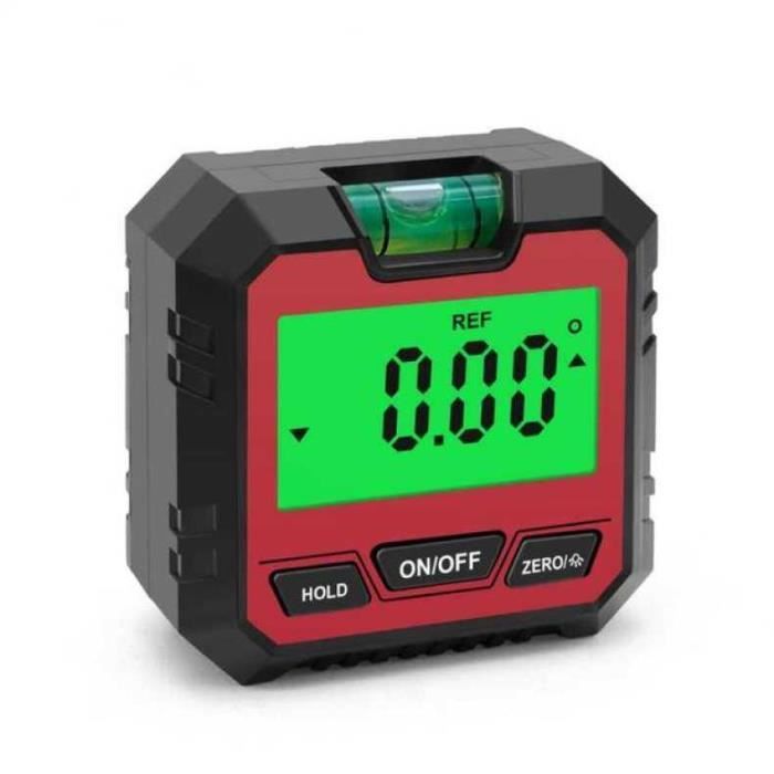 Outillage Professionnel Rapporteur D'Angle Numérique Beslands - Bevel Box Magnétique LCD Étanche - Inclinomètre Précision Niveau Digital Magnétique Beslands