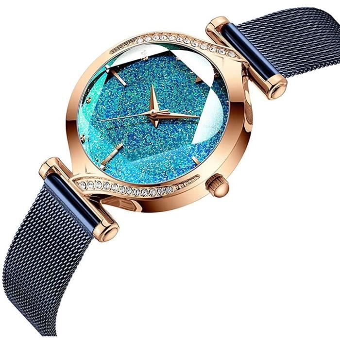 Montre femme 2025 acier pas cher