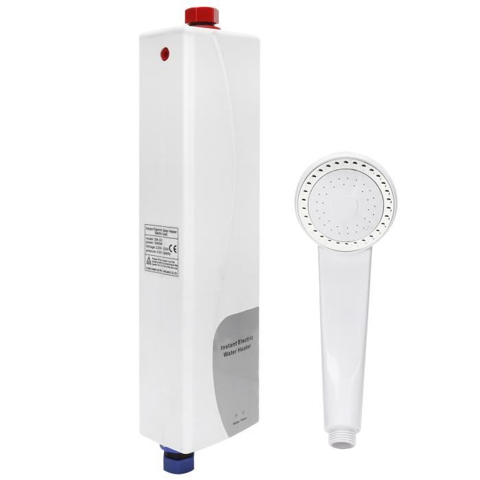 Chauffe-eau électrique sans réservoir, 7 kW sur demande, chaudière à eau instantanée sous l