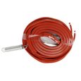 Câble chauffant autorégulateur en silicone YOSOO - Pour tuyau, compresseur et climatiseur - Blanc-1
