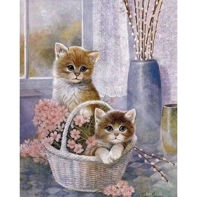Peinture Par Numéros Chat Noir Jardin – 40x50 Cm, Kit Complet Pour Débutants, Idéal Ados & Adultes