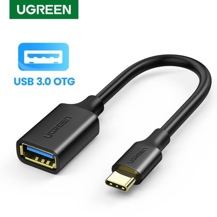 Adaptateur USB-C vers USB, XMDirect USB 3.0 Haute vitesse Aluminium plein  Type-C Thunderbolt 3 vers USB-A Câble OTG Mini Convertisse - Cdiscount  Informatique