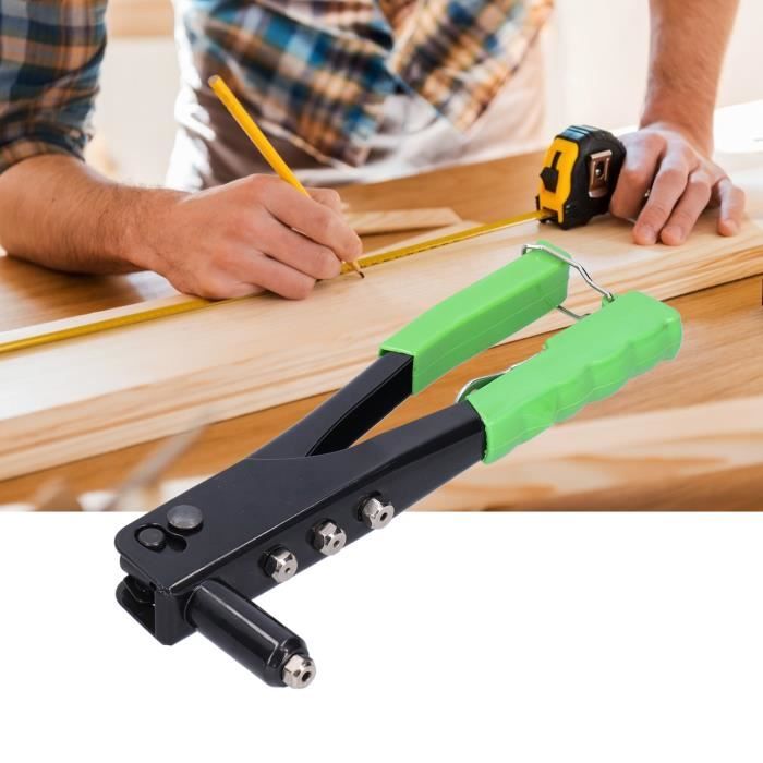 Pistolet à riveter - Mothinessto - Kit d'outils de rivetage manuel à ...
