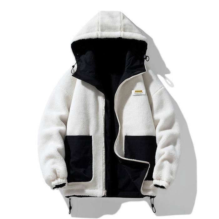 Veste Polaire Homme – Sweat à Capuche Zippé – Léger, Chaud, Grande Taille – Parfait Automne/hiver