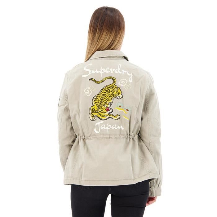 Superdry veste best sale kaki femme