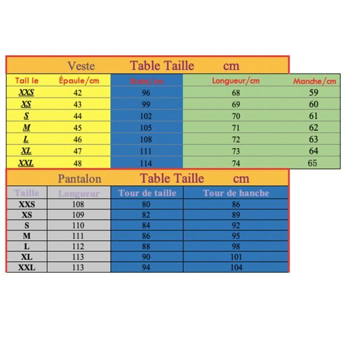 Veste+Pantalon) Costume Homme de marque luxe pièces Hommes slim