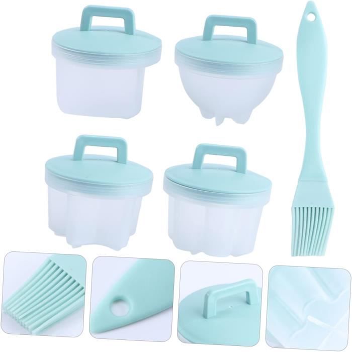 Cuisson Oeufs Sans Fissure Cuiseur Œufs Micro-ondes - Aluminium Et PP - 1 à 4 Œufs - Œufs Durs/Molls/Pochés - Cuisson Rapide Cuiseur œufs Vapeur