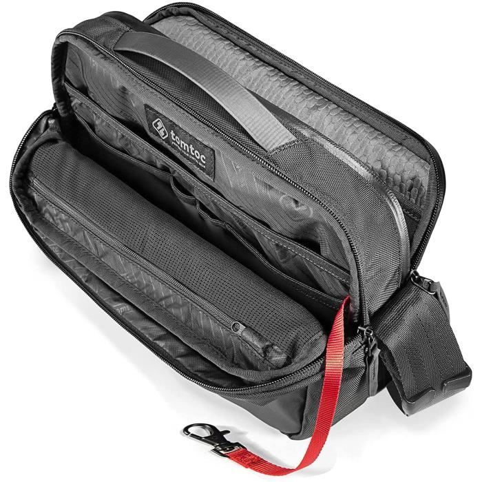 tomtoc 360° Sacoche pour Ordinateur Portable avec bandoulière pour 15,6 Pouces Acer ASUS Dell HP