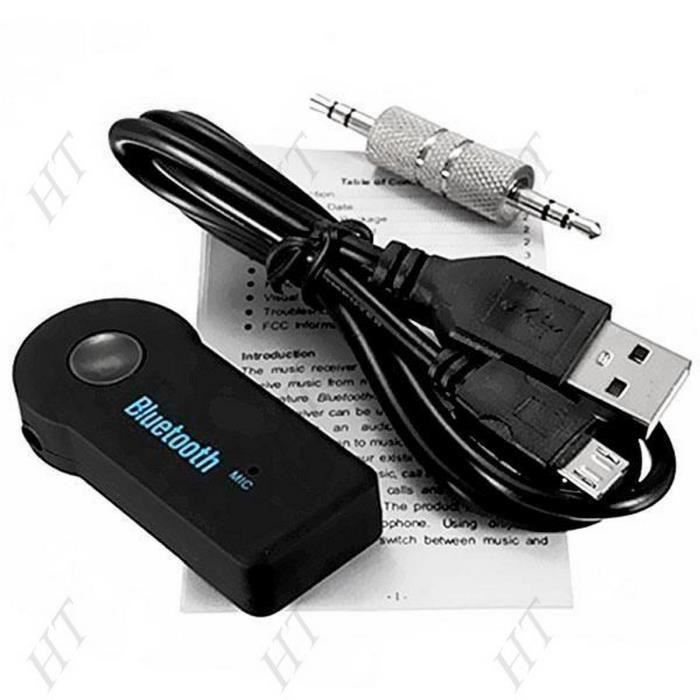 Adaptateur Bluetooth 5.4 Pour Chaîne Hi-fi - Récepteur Et émetteur - Connexion Auxiliaire 3,5 Mm Et RCA - Télécommande Incluse - Portée 20 M
