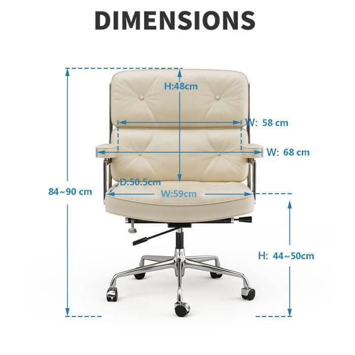 Chaises de bureau confortables et design - JPG