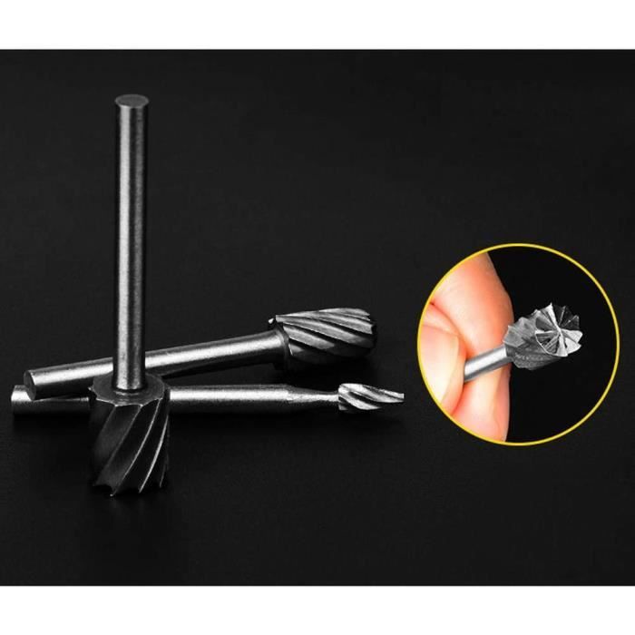 Ensemble De Fraises Rotatives En Carbure Cémenté (bavure