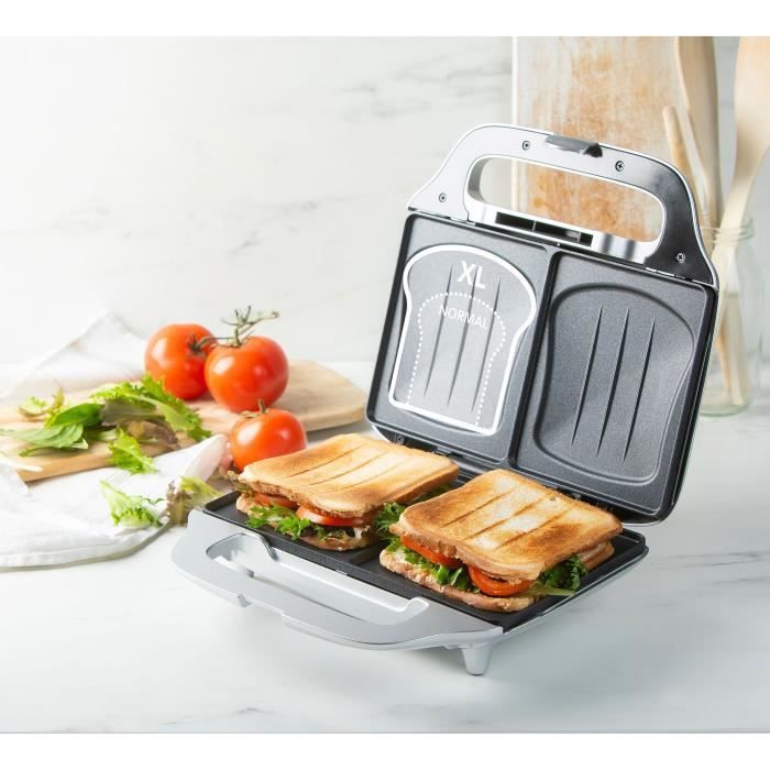Appareil à croque-monsieur, gauffres, sandwichs 3-en-1 - Kitchencook Appareil à croque-monsieur, gauffres, sandwichs 3-en-1 - Kitchencook