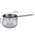 BL29450-Zerone Pot à lait. pot à lait en acier inoxydable Petite casserole Beurre au chocolat Melting Pot Fromage Baking Pot-3