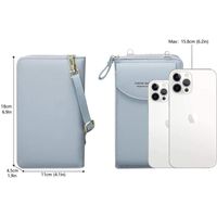 YUEcthynous Sac Téléphone Portable Femme En Cuir PU,Téléphone