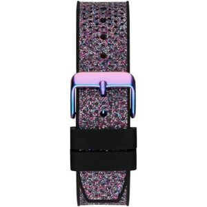 Montre Guess Pour Femme - Cadran Argenté, Bracelet Cuir - Occasion, état Correct Visible En Photos