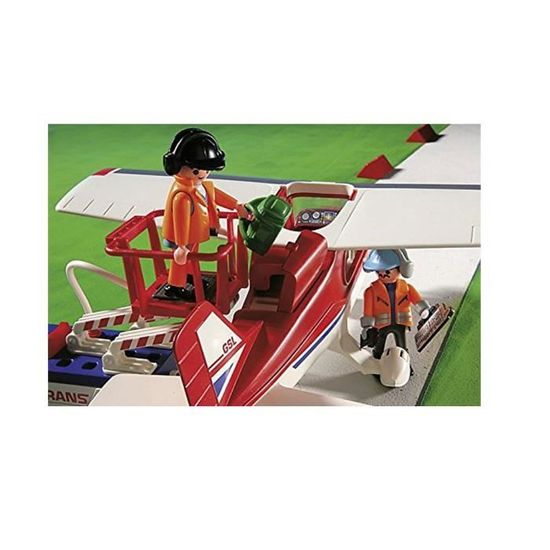 Playmobil 9369 City Action : Avion rouge Playmobil en multicolore