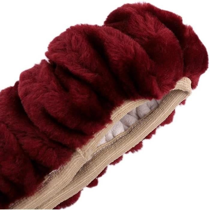 Mioke Housse De Volant Hiver Universelle 3 Pièces - Fourrure Laine Australie Chaude Noir
