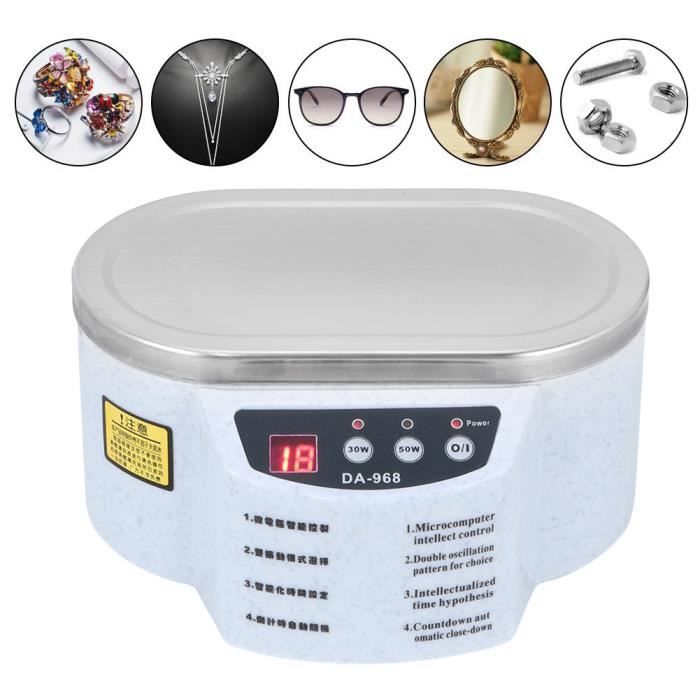 Nettoyeur de lunettes à ultrasons électrique EJ.LIFE - Capacité 600 ml -  30W/50W