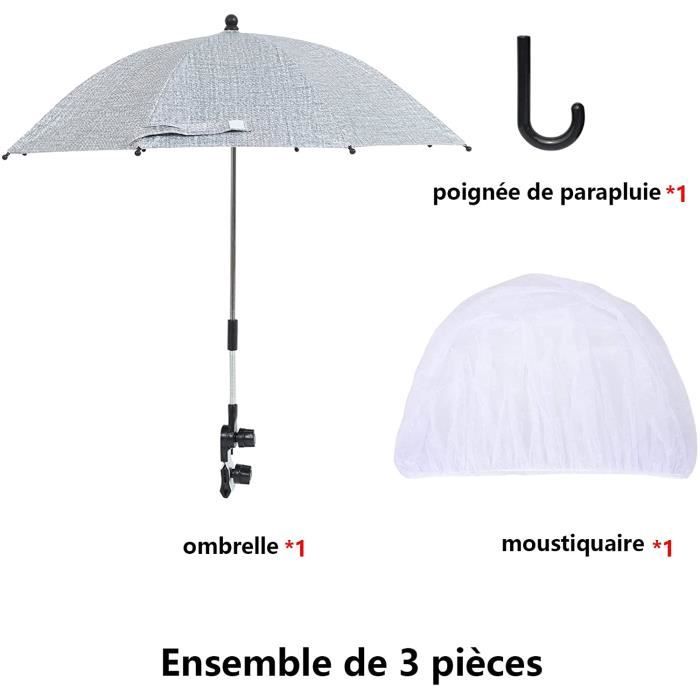 Ombrelle Poussette Universelle Bébé Confort Anti UV 50+,Parasol