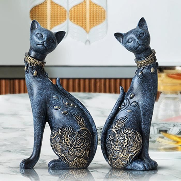 Statue chat décoration, objet de collection