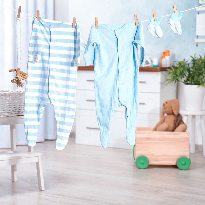 JVL Corde à Linge Rétractable 12 M – Fixation Murale, Plastique Blanc, Parfait Balcon & Terrasse
