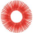 Lot de 100 Lames en Plastique de Rechange pour Coupe Bordure Florabest LIDL,Longueur 83mm (Rouge)[170]-0